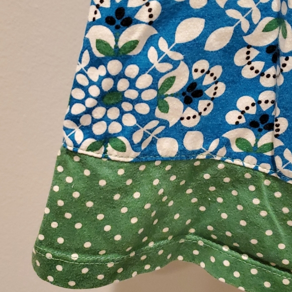 Hanna Andersson Blue and Green Floral Dress - Picture 5 of 9